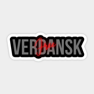 Free Verdansk - Red Sticker